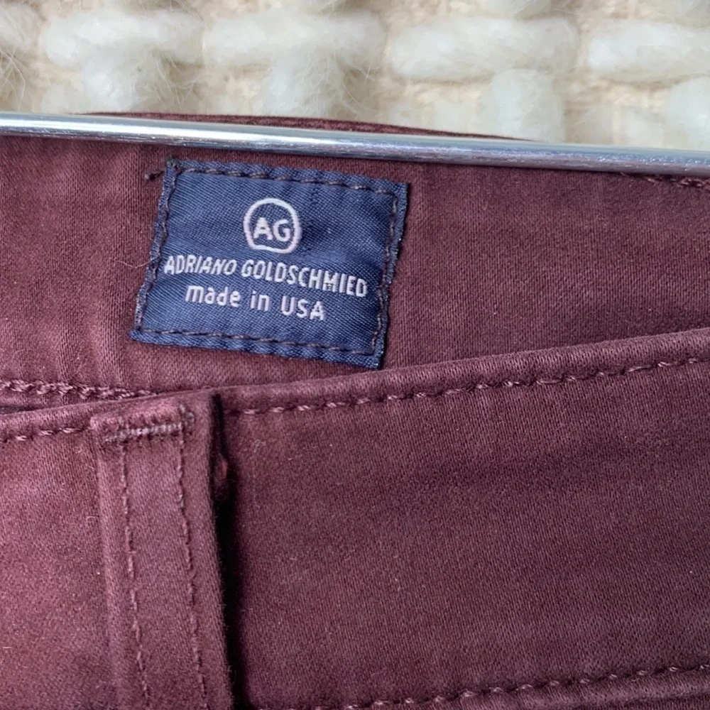 AG Adriano Goldschmied The Jegging Super Skinny Jeans in Wine